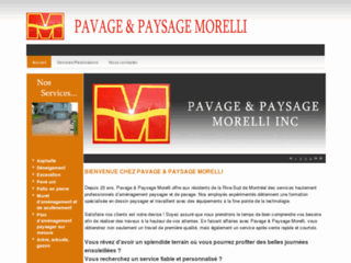 Détails : Pavage & Paysage Morelli Inc‎