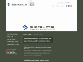 Détails : Supermétal Structures Inc