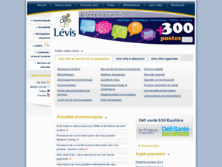 Détails : Ville de Lévis - Site web officiel