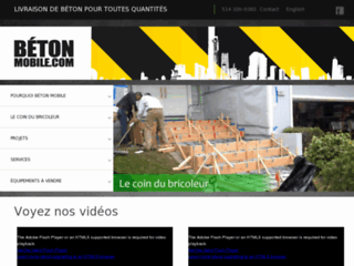 Détails : BétonMobile.com - Livraison de béton