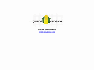 Détails : Groupe Cube - Entrepreneur Général