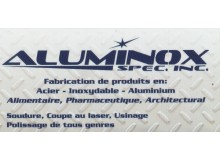 Détails : Aluminox SPEC. INC - Fabrication, conception et réparation de pièces en Acier - Inoxydable - Aluminium