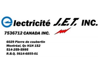 Détails : Électicité J.E.T. inc.