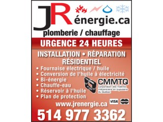 Détails : J.R. Énergie Inc. - Entrepreneur chauffage mazout, conversion électrique, bi-énergie