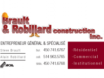 Détails : Brault et Robillard construction inc - Entrepreneur Général - Rive-sud - Montréal