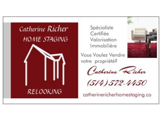 Détails : Catherine Richer HOME STAGING - iNTRO de bienvenue