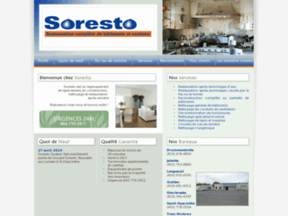 Détails : Soresto - Nettoyage et restauration après sinistre