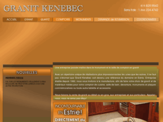 Détails : Granit Kenebec - Comptoirs en Granite