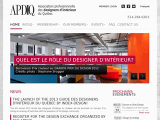 Détails : APDIQ - L’Association professionnelle des designers d’intérieur du Québec