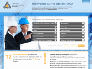 Détails : ACQ - L’Association de la construction du Québec 