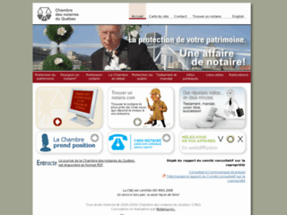 Détails : CNQ - Chambre des notaires du Québec