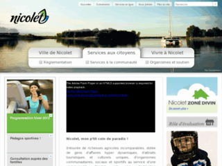 Détails : Ville de Nicolet - Site web officiel