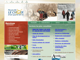 Détails : Ville de Plessisville - Site web officiel