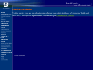 Détails : Ville de Lac-Mégantic - Site web officiel